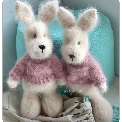 Зайка спицами rabbit_knit - Иванна Петрова