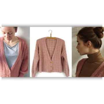 Жакет спицами Hazy - Хельга Исагер