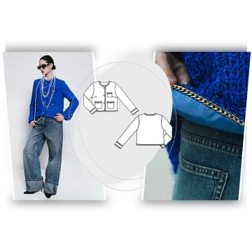 Жакет в стиле Chanel