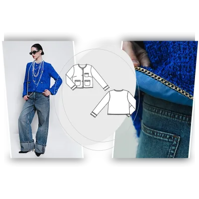 Жакет в стиле Chanel - Елена Ленкова