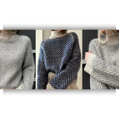 Жаккардовый свитер оверсайз Obba - Aegyoknit