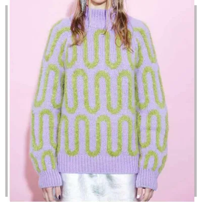 Жаккардовый свитер Wave Sweater - Spektakel - Mie Firring