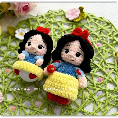 zayka_mi_amigurumi] Белоснежка - Миранда Айвазян