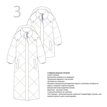 Женская стеганая куртка