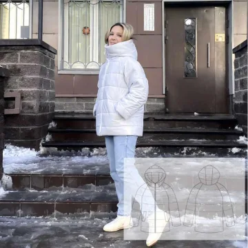 Женская зимняя куртка Туман. Размер 40-52