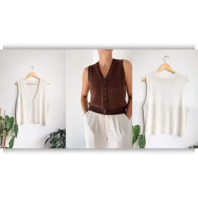 Жилет на пуговицах Zoe Shirt - Вяжи.ру