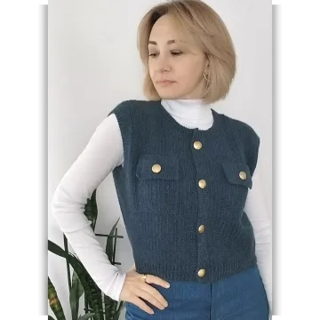 Жилет Шервуд - Viscozzi.crochet