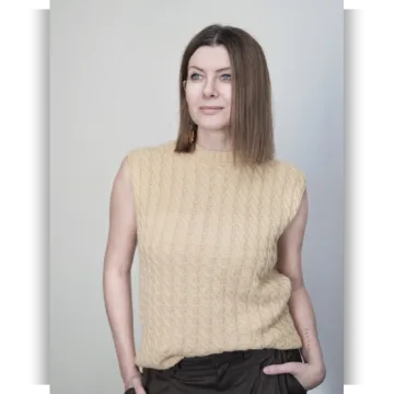 Жилет/безрукавка Aran vest - Лана Бакаева