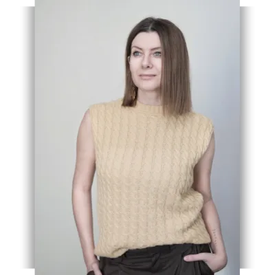 Жилет/безрукавка Aran vest - Лана Бакаева